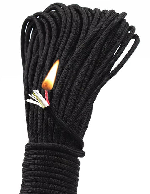 Origin Outdoors Lighter 4in1 Paracord, μαύρο, 30 m