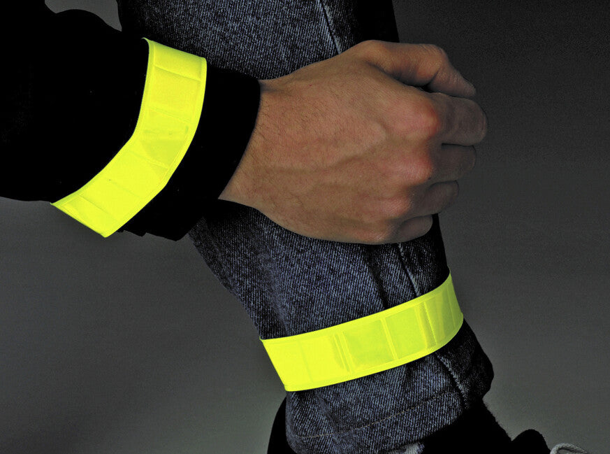 Origin Outdoors φωτεινό αυτοκόλλητο velcro, κίτρινο, 1 ζεύγος