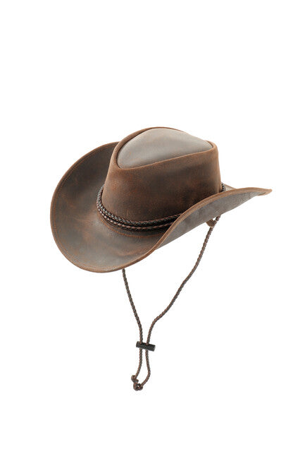 Origin Outdoors Trapper Δερμάτινο Καπέλο, καφέ
