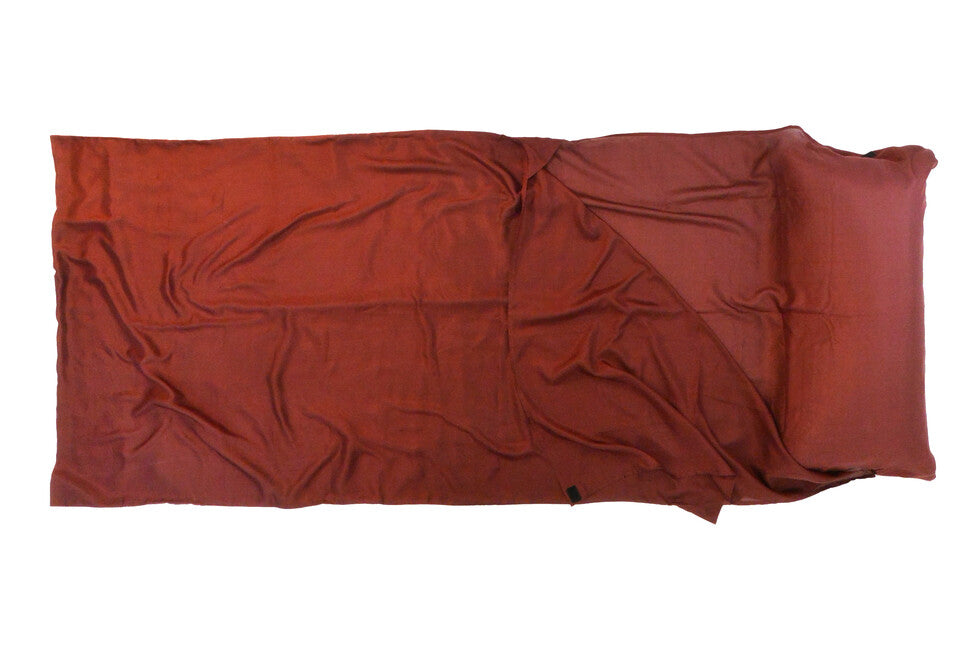Origin Outdoors Μεταξωτή Ορθογώνια Θήκη Υπνόσακου, Bordeaux