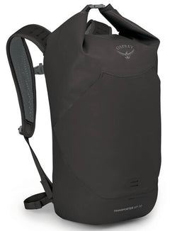 Osprey Transporter Roll Top Waterproof 30 Backpack, Black