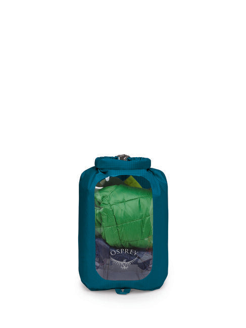 OSPREY DRY SACK 12 W/WINDOW αδιάβροχη τσάντα, waterfront blue