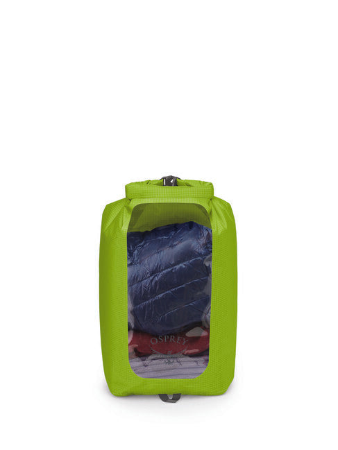 OSPREY DRY SACK 20 W/WINDOW αδιάβροχος σάκος, λιμονί πράσινο