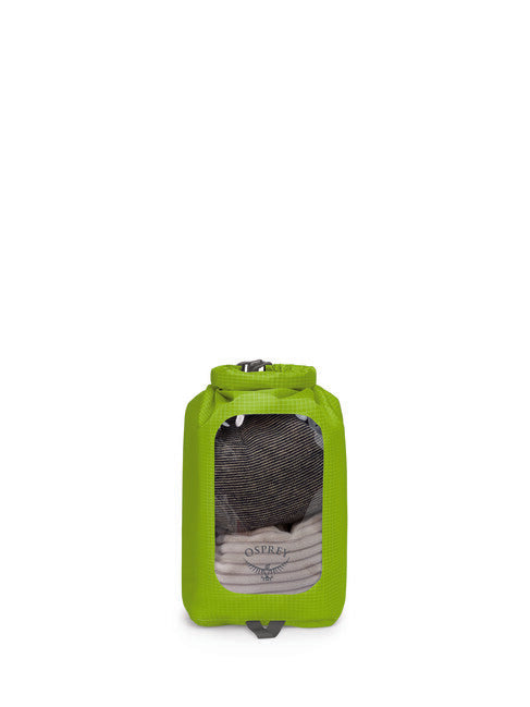 OSPREY DRY SACK 6 αδιάβροχη τσάντα W/WINDOW, ανοιχτό πράσινο