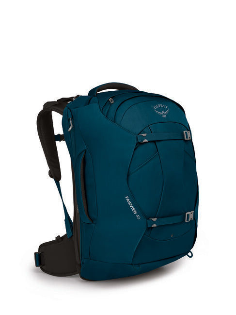 OSPREY FAIRVIEW 40 σακίδιο πλάτης ταξιδίου, night jungle blue