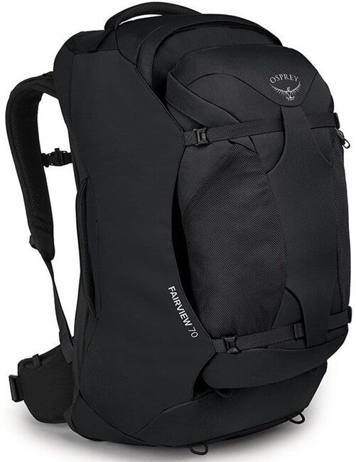 OSPREY FAIRVIEW 70 II σακίδιο πλάτης ταξιδιού, μαύρο