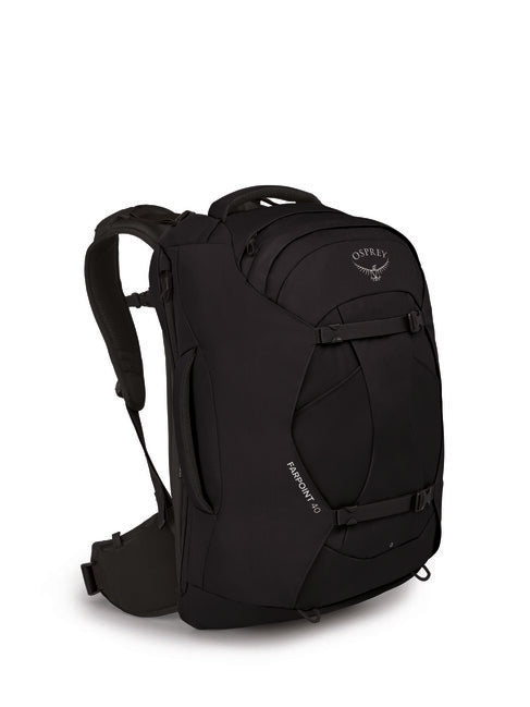 OSPREY FARPOINT 40 II Σακίδιο Πλάτης Ταξιδίου, Μαύρο