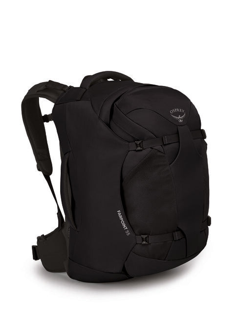 OSPREY FARPOINT 55 σακίδιο πλάτης ταξιδίου, μαύρο