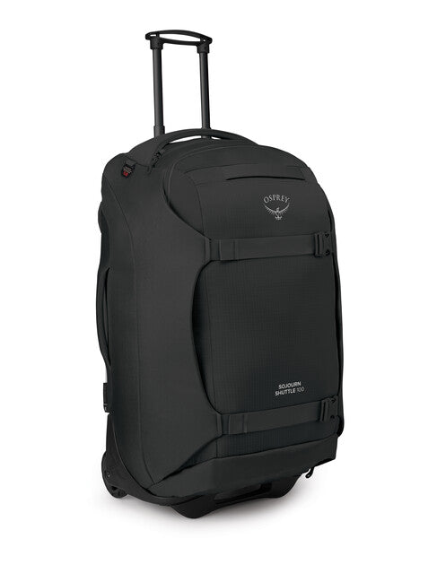 OSPREY SHUTTLE 100 Τσάντα Ταξιδίου με Ροδάκια, Μαύρη