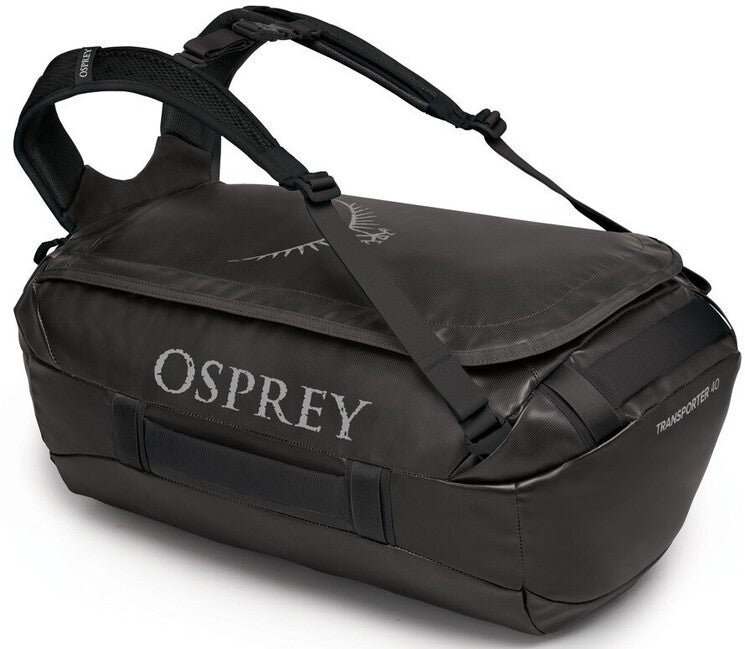 OSPREY TRANSPORTER 40 τσάντα ταξιδίου, μαύρη