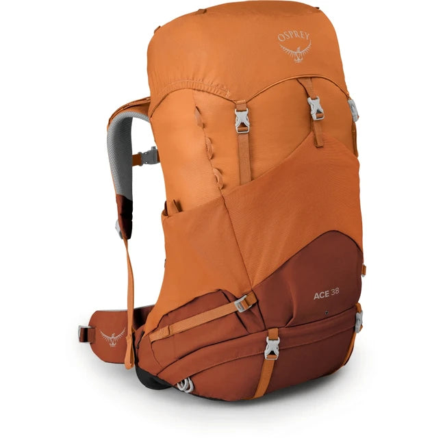 OSPREY ACE 38 II σακίδιο πλάτης τουριστικό, πορτοκαλί ηλιοβασίλεμα