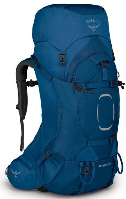 OSPREY AETHER 55 II Σακίδιο Πλάτης Τουρισμού, Σκούρο Μπλε Νερού