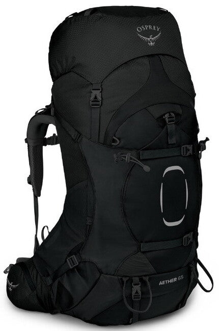 OSPREY AETHER 65 II σακίδιο πλάτης τουρισμού, μαύρο