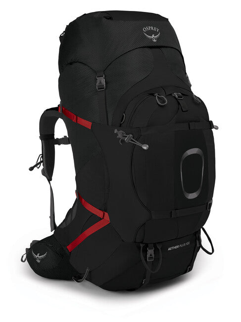 OSPREY AETHER PLUS 100 σακίδιο πλάτης τουριστικό, μαύρο
