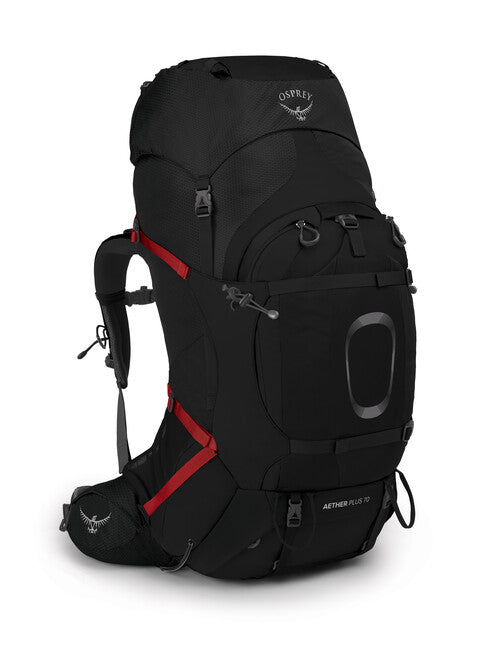 OSPREY AETHER PLUS 70 σακίδιο πλάτης τουριστικό, μαύρο