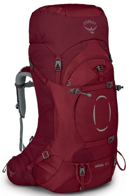 OSPREY ARIEL 65 II σακίδιο πλάτης τουρισμού, claret red