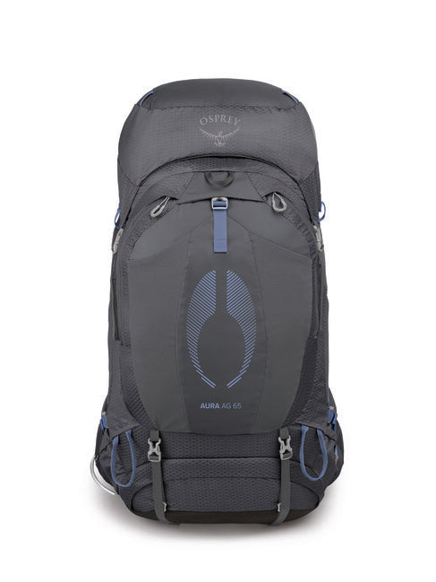 OSPREY AURA AG 65 Σακίδιο Πλάτης Τουρισμού, Tungsten Grey