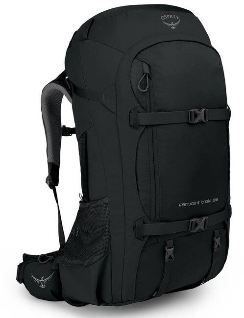 OSPREY FARPOINT TREK 55 II Σακίδιο Ταξιδιού, μαύρο