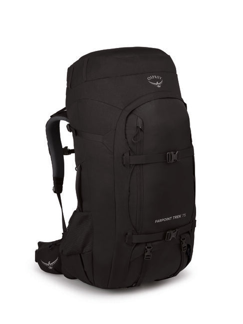 OSPREY FARPOINT TREK 75 II σακίδιο πλάτης ταξιδιού, μαύρο