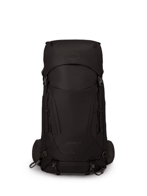 OSPREY KESTREL 38 σακίδιο πλάτης περιπέτειας, μαύρο