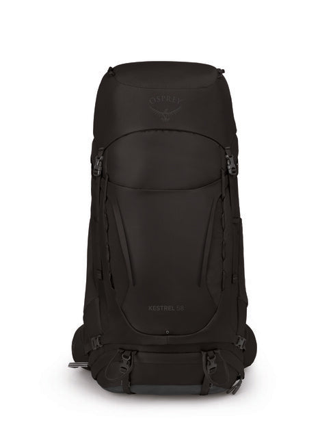 OSPREY KESTREL 58 σακίδιο πλάτης τουρισμού, μαύρο