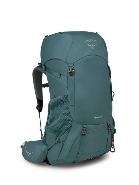 OSPREY RENN 50 Σακίδιο Πλάτης Ταξιδίου, Cascade Blue/Melon Orange