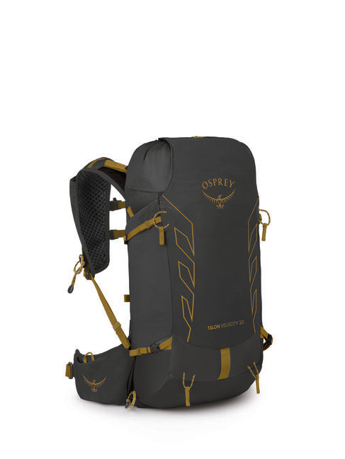 OSPREY TALON VELOCITY 20 σακίδιο πλάτης τουριστικό, σκούρο γκρι/ανοιχτό κίτρινο