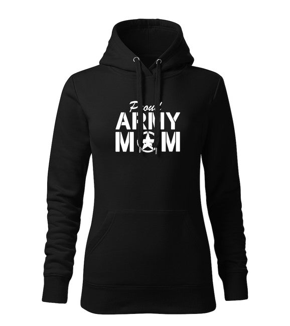 DRAGOWA Φούτερ με κουκούλα γυναικείο Army Mom