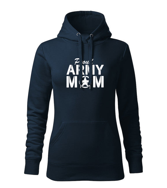 DRAGOWA Proud Army Mom Φούτερ με κουκούλα Γυναικείο