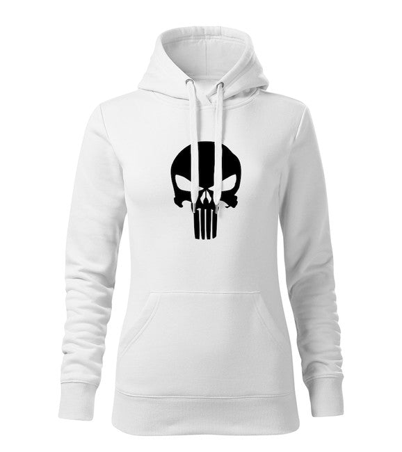 DRAGOWA Φούτερ με Κουκούλα Punisher, Γυναικείο