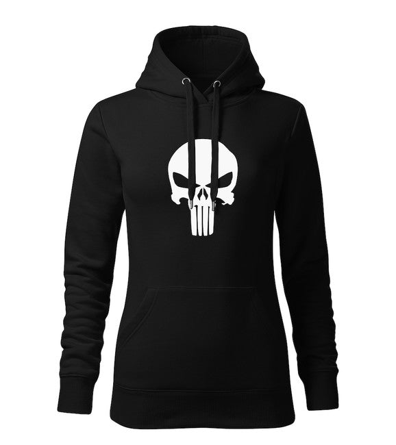 DRAGOWA φούτερ με κουκούλα Punisher, γυναικείο