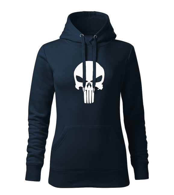 DRAGOWA φούτερ με κουκούλα Punisher γυναικείο