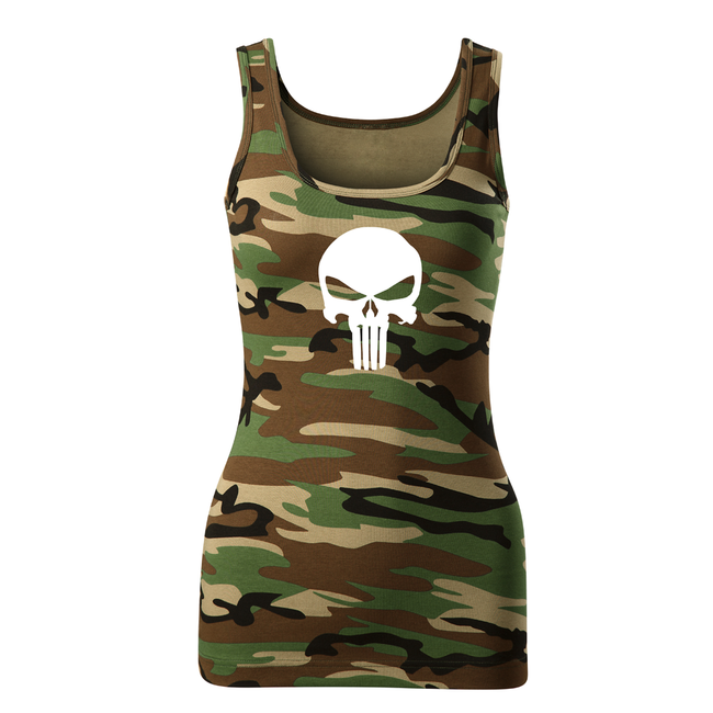 DRAGOWA Punisher αμάνικο μπλουζάκι γυναικείο