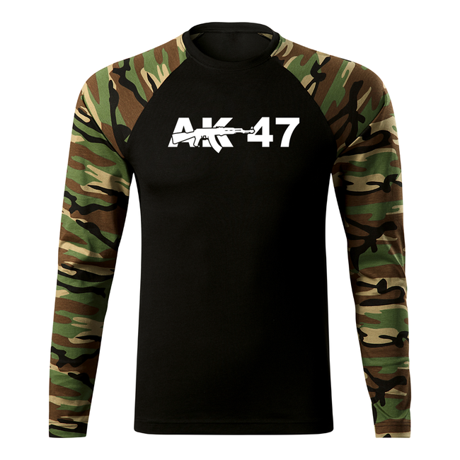 DRAGOWA Fit-T Μπλουζάκι με Μακριά Μανίκια AK-47