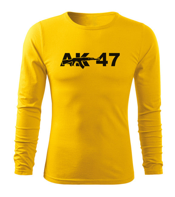 DRAGOWA Fit-T μπλουζάκι με μακρύ μανίκι AK-47
