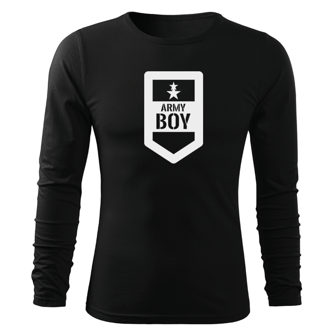DRAGOWA Fit-T Μπλουζάκι Μακρύ Μανίκι, Army Boy