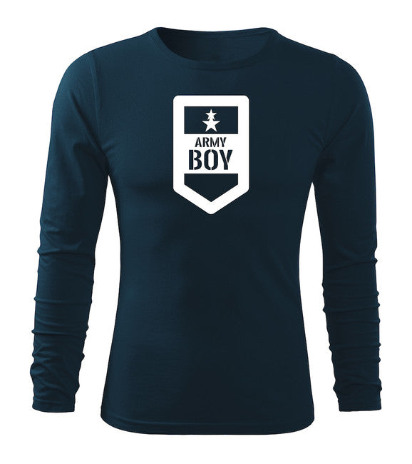 DRAGOWA Fit-T Μπλουζάκι Μακρυμάνικο Army Boy