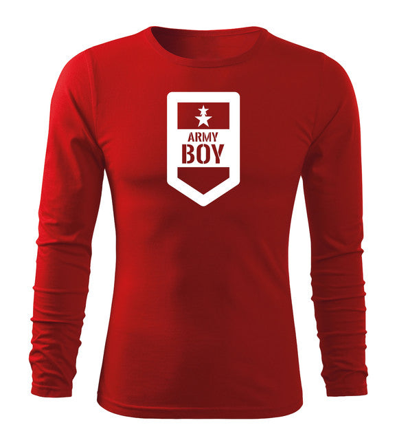 DRAGOWA Fit-T Μακρυμάνικο Μπλουζάκι army boy