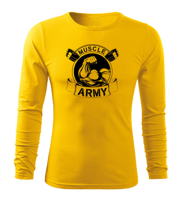 DRAGOWA Fit-T Μπλουζάκι με Μακρύ Μανίκι Muscle Army Original