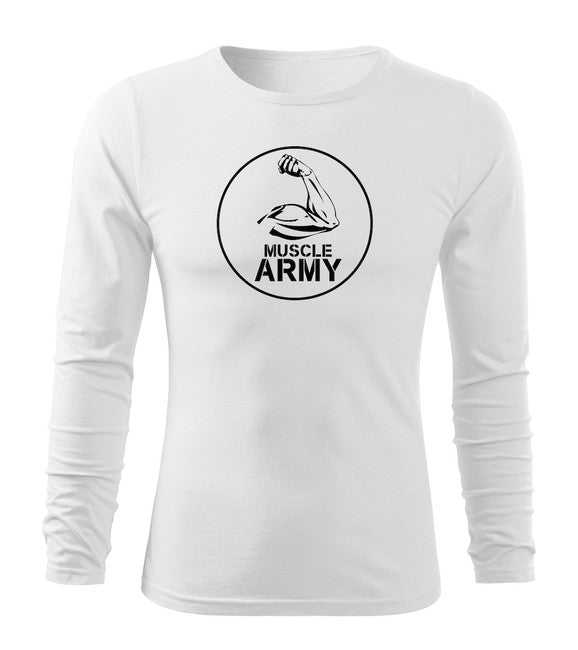 DRAGOWA Fit-T Μπλουζάκι Μακρυμάνικο Muscle Army Biceps