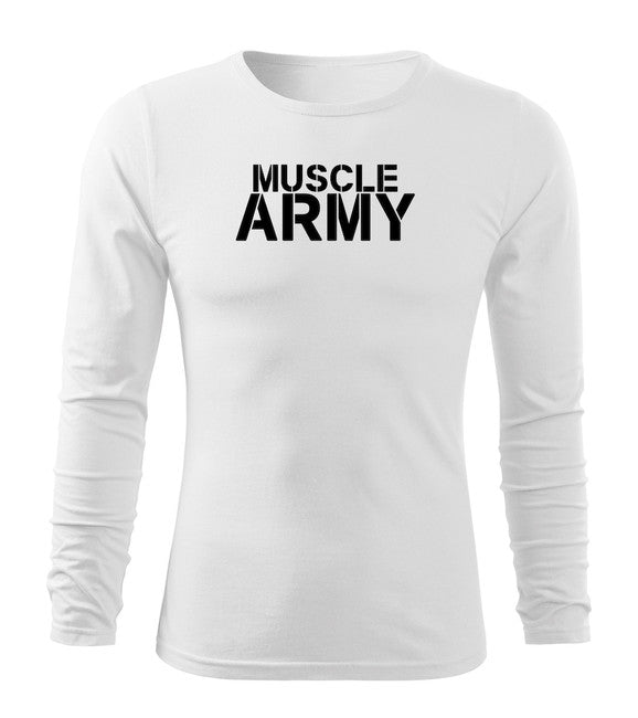 DRAGOWA Fit-T Μπλουζάκι Μακρύ Μανίκι Muscle, Στρατιωτικό