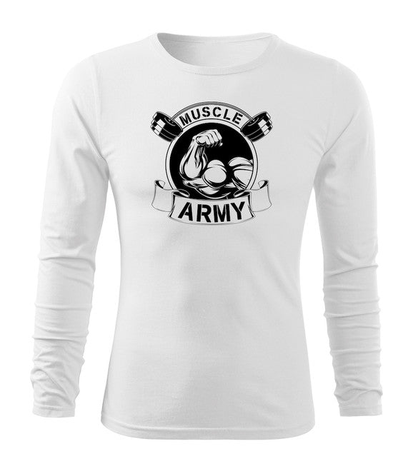 DRAGOWA Fit-T Μπλουζάκι Μακρυμάνικο Muscle Army Original