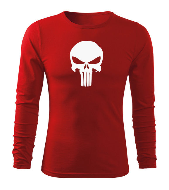 DRAGOWA Fit-T Μπλουζάκι με Μακρύ Μανίκι Punisher