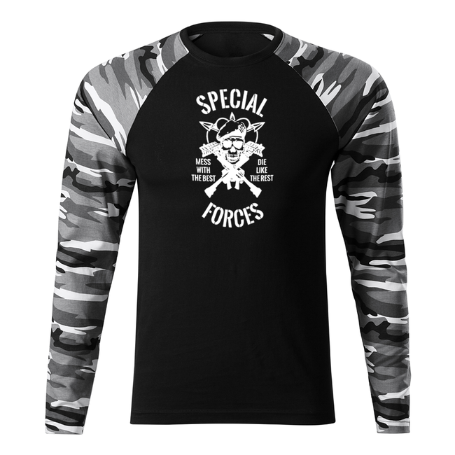 DRAGOWA Fit-T μπλουζάκι μακρύ μανίκι special force