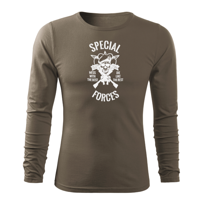 DRAGOWA Fit-T Μπλουζάκι με Μακρύ Μανίκι Special Force