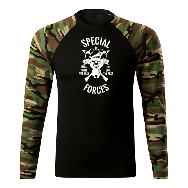 DRAGOWA Fit-T Μπλουζάκι με Μακρύ Μανίκι Special Force
