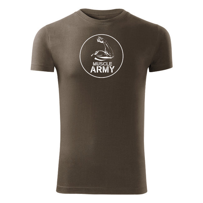 DRAGOWA Μπλουζάκι Muscle Army Fitness Biceps