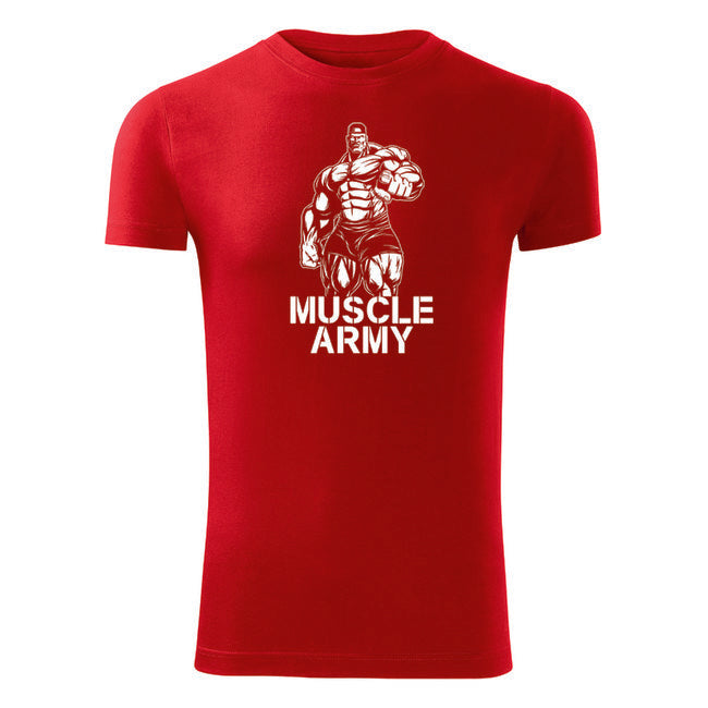 DRAGOWA Μπλουζάκι Muscle Fitness Army Man