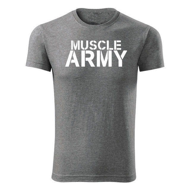 DRAGOWA μπλουζάκι muscle army fitness