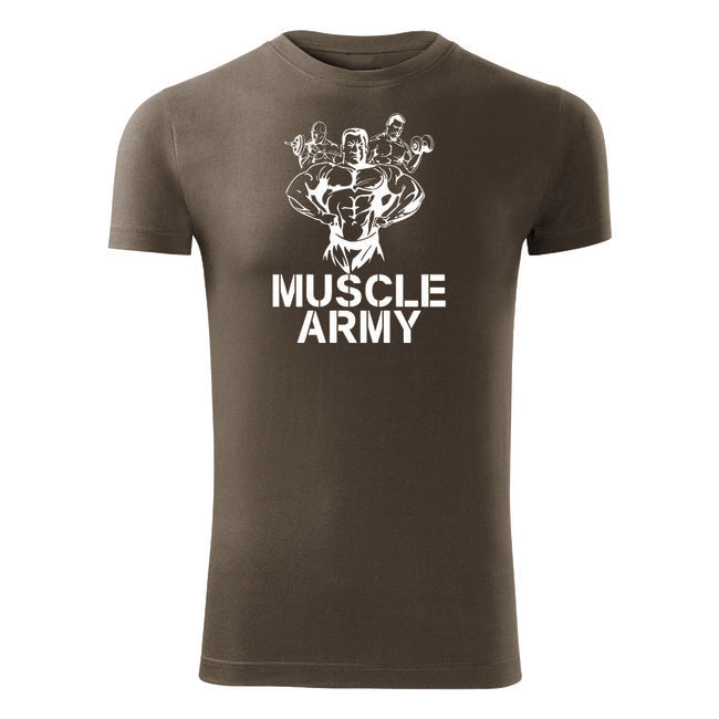 DRAGOWA Μπλουζάκι Muscle Army Team Fitness